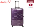Antler Prism Hi-Shine Large 78cm Hardside Rollercase - Purple