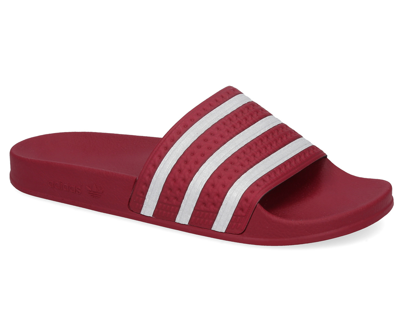 adilette collegiate burgundy