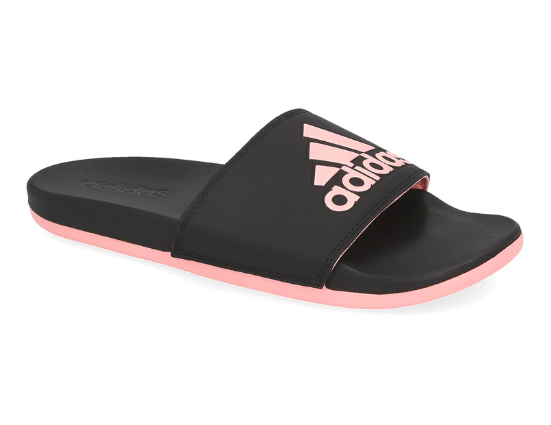Adidas Women's Adilette Comfort Slides - Glory Pink/Core Black