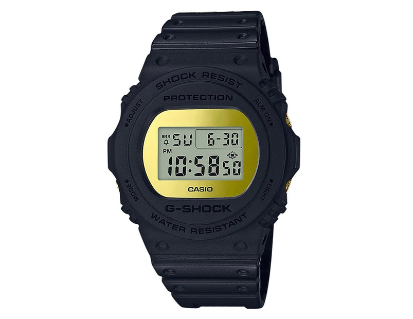 Casio G-SHOCK Metallic Mirror Face Black Resin Men's Digital Watch - DW5700BBMB-1D