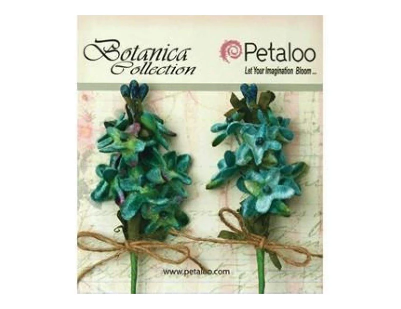 Petaloo - Botanica Vintage Velvet Lilac Picks 2Inchx4inch 2 Pack - Teal