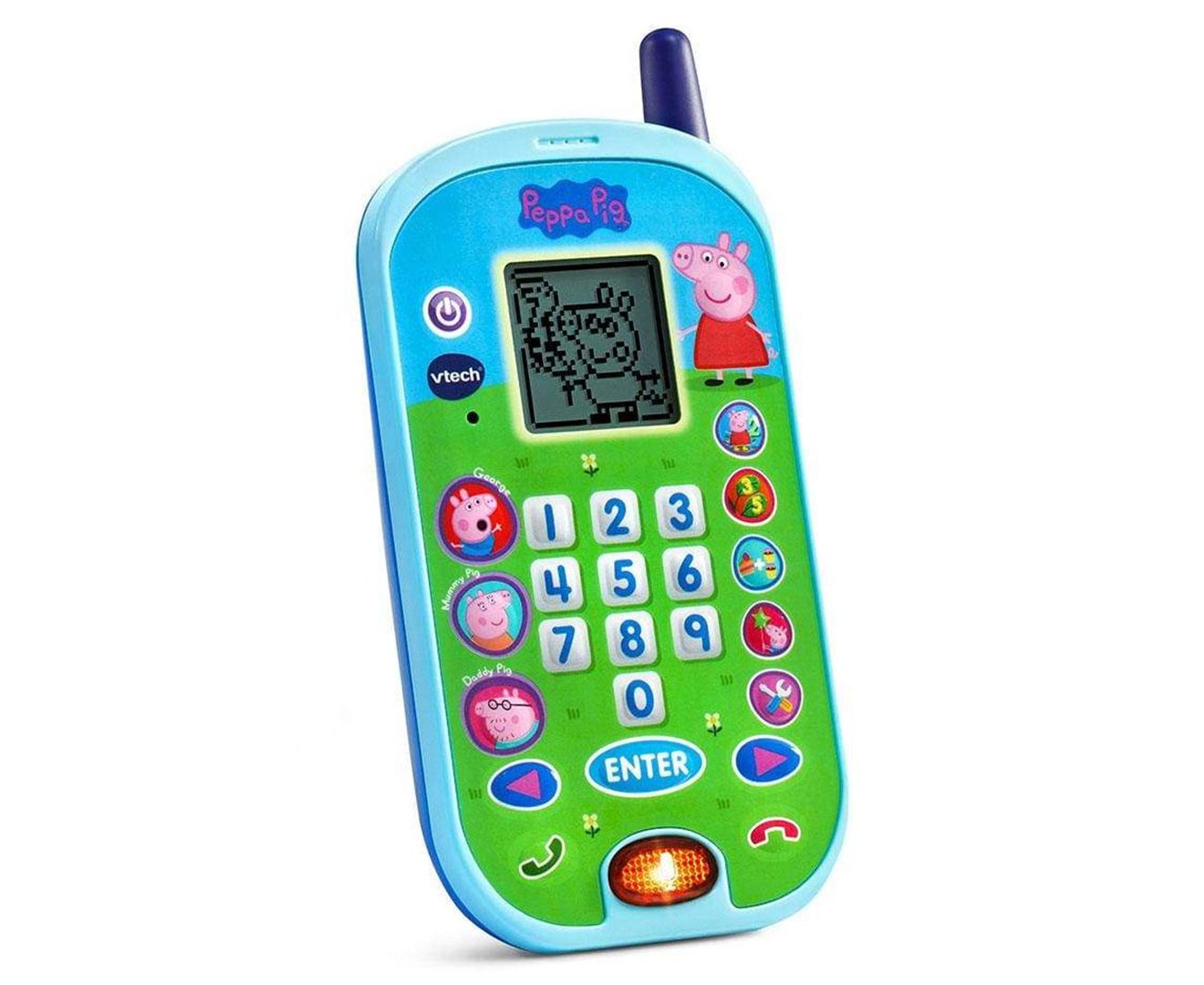 VTech Peppa pig Let's Chat Learning Phone Toy | Catch.com.au