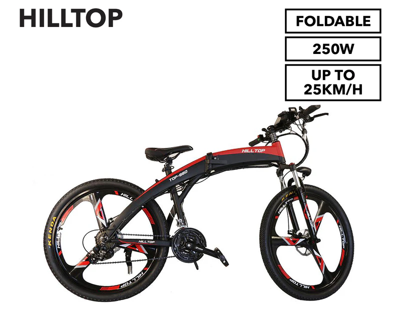 HillTop Flex Electric Bike - Red
