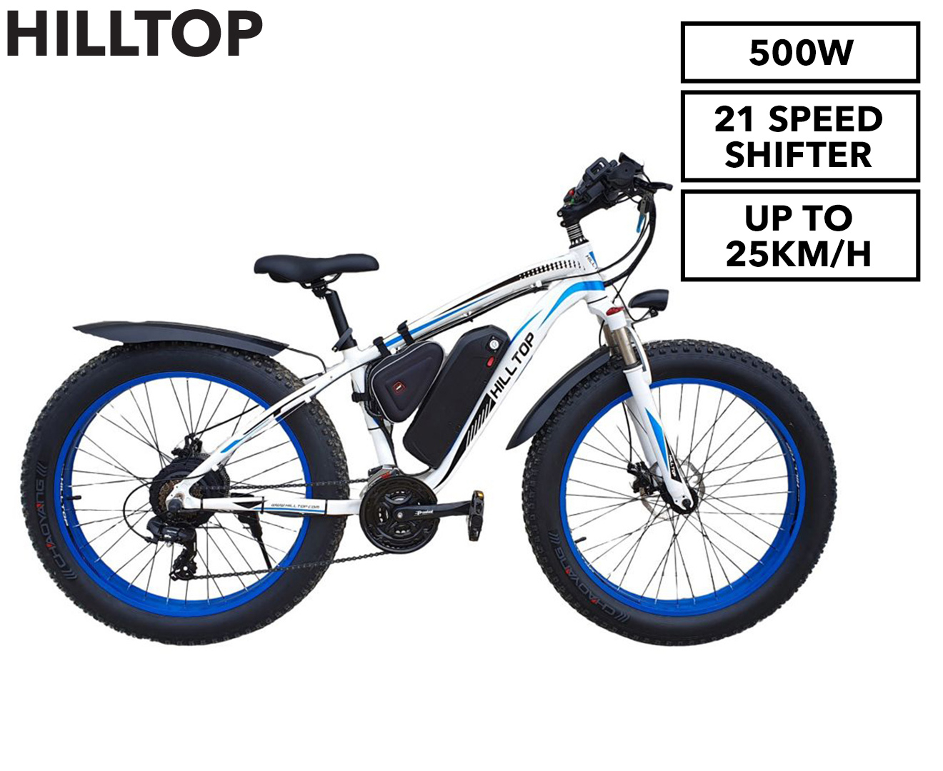 HillTop Fatboy 35V 500W 21-Speed Electric Bike - 5Df83128a57b2021002727