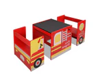 Fire Engine Kids Table and Chair Set