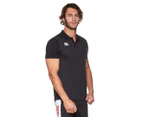 Canterbury Men's Pro Dry Polo Tee / T-Shirt / Tshirt - Black