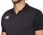 Canterbury Men's Pro Dry Polo Tee / T-Shirt / Tshirt - Black