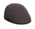 Kangol Seamless Wool Cap Warm Winter Ivy Ergonomic Sleek Fit Men's Hat - Dark Flannel - Dark Flannel