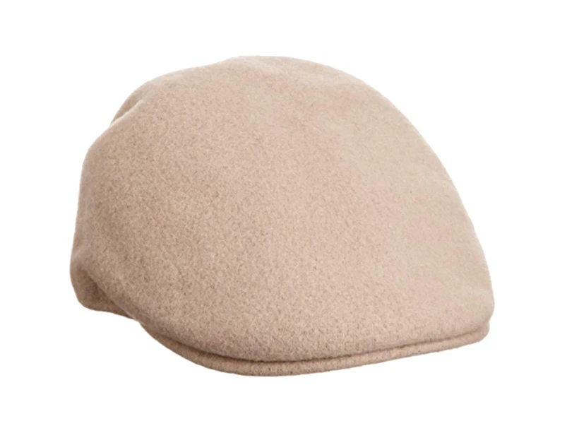 Kangol Seamless Wool Cap Warm Winter Ivy Ergonomic Sleek Fit Men's Hat - Sand - Sand