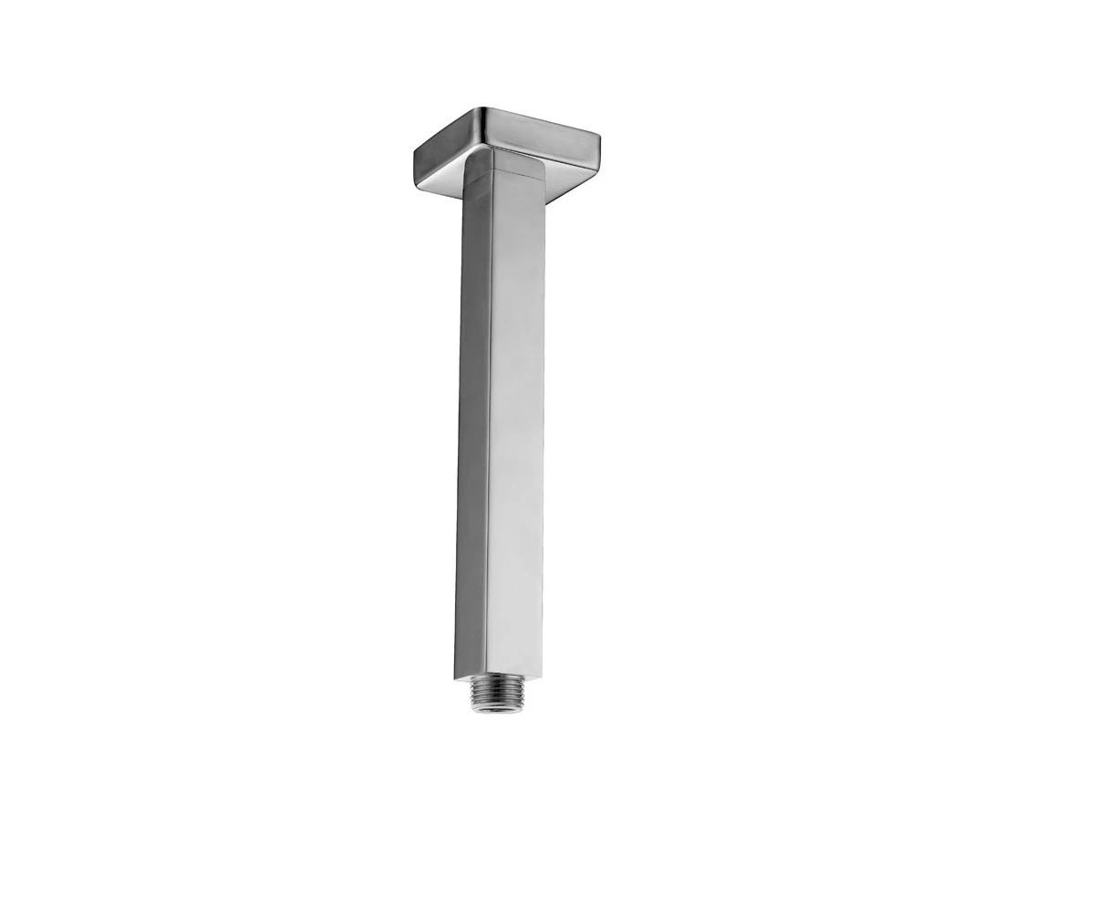 Chrome Square Ceiling Shower Arm 450mm