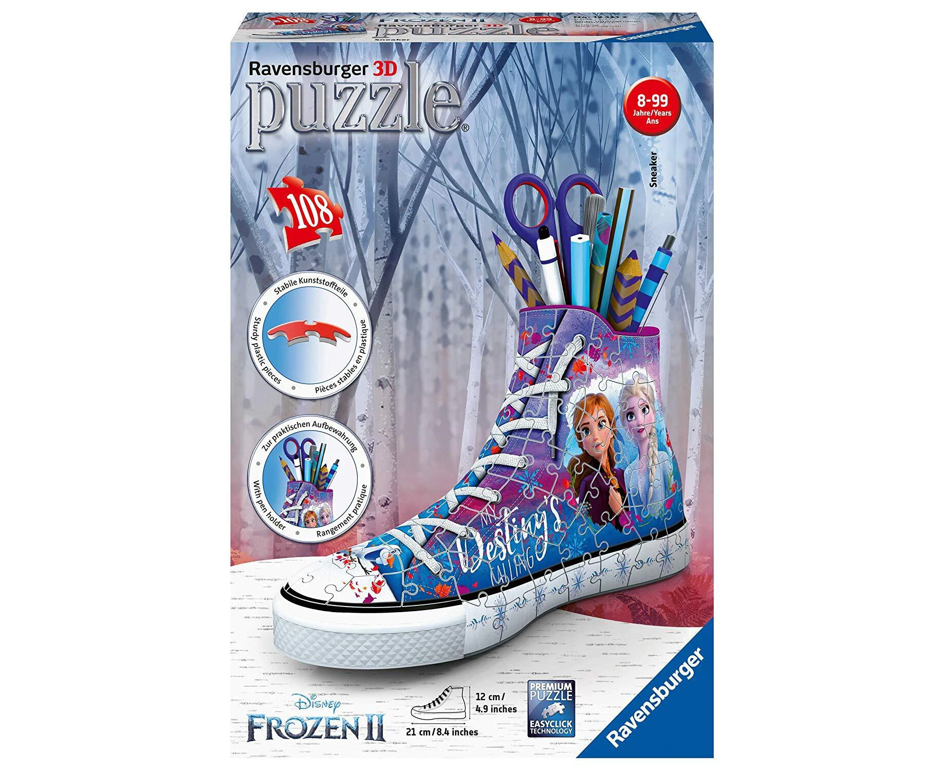 Ravensburger Disney 3D Puzzle 108pc - Frozen 2 Sneaker