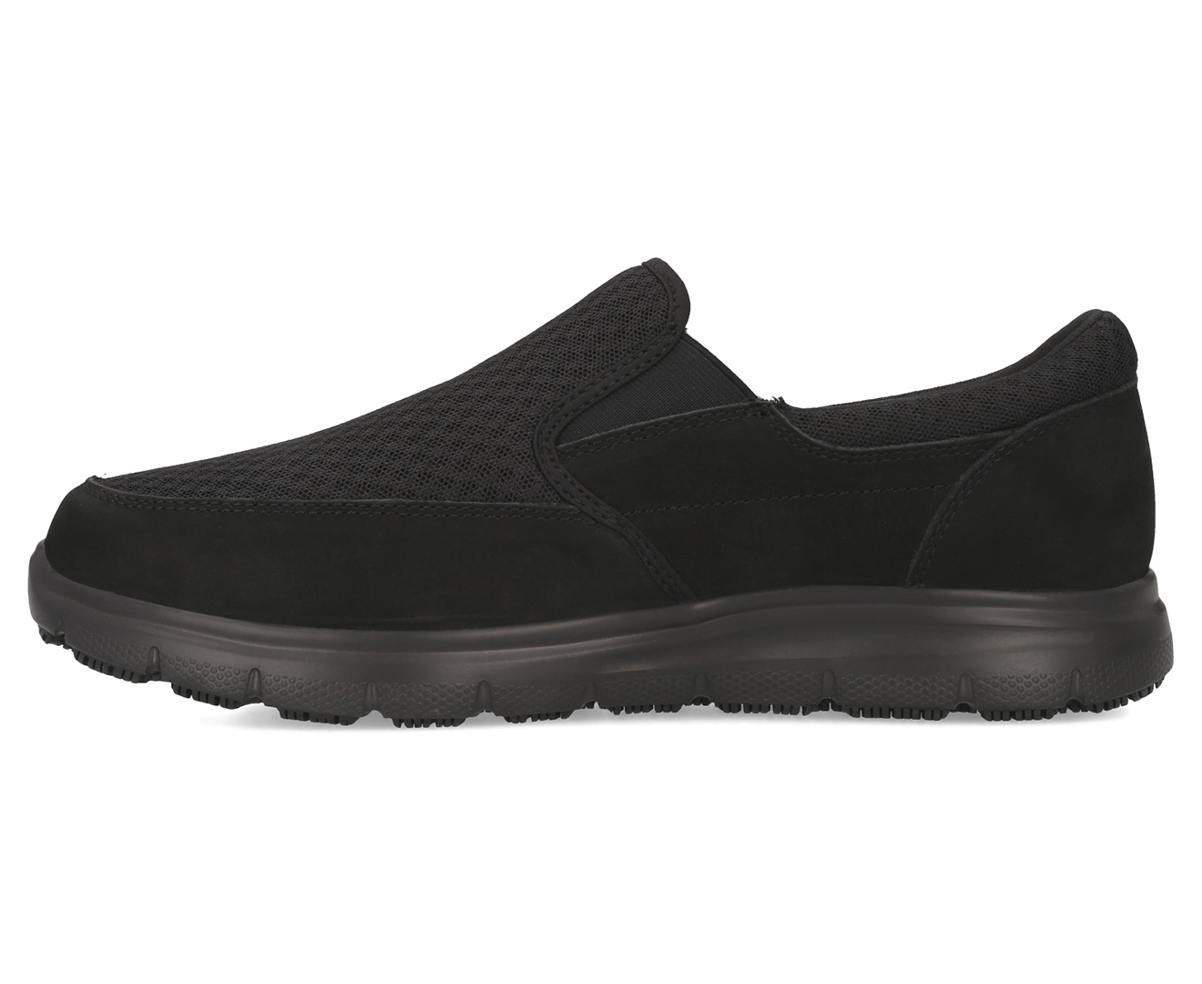 Bata Women's Slip-On Slip Resistant Delta Non Safety Shoes - Black ...