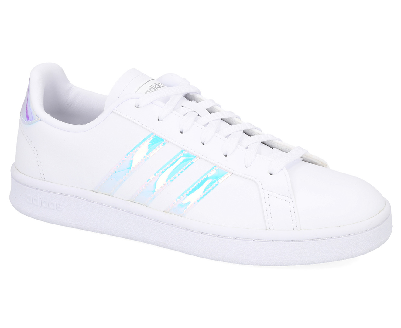Adidas Women #39 s Grand Court Sneakers White/Silver Metallic Catch com au