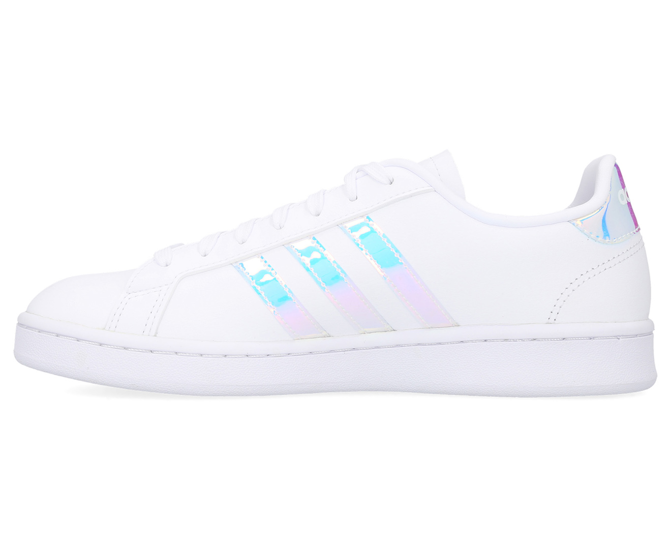 Adidas Women's Grand Court Sneakers - White/Silver Metallic | Catch.com.au
