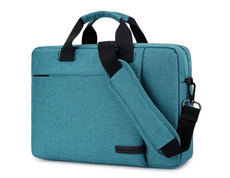 BRINCH Unisex Laptop Bag 15.6 Inch Lightweight Briefcase-Blue
