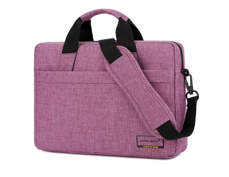 BRINCH 13.3 Inch Stylish Laptop Messenger Bag-Purple