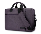 BRINCH Unisex Laptop Bag 15.6 Inch Lightweight Briefcase-Purple
