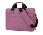 BRINCH Unisex 15.6 Inch Laptop Shoulder Bag Briefcase-Purple