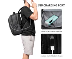 DTBG Unisex 15.6 Inch Durable Lightweight Backpack-Black