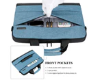 BRINCH Unisex 13.3 Inch Laptop Shoulder Bag-Light Blue