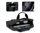 BRINCH Unisex Laptop Bag 15.6 Inch Lightweight Briefcase-Black