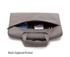BRINCH Fabric Portable Waterproof 13.3 Inch Laptop Bag-Grey