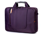 BRINCH 17.3 inch Soft Nylon Laptop Computer Bag-Purple