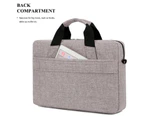 BRINCH Unisex 15.6 Inch Laptop Shoulder Bag Briefcase-Khaki