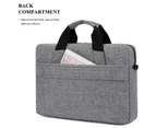 BRINCH 13.3 Inch Stylish Laptop Messenger Bag-Grey