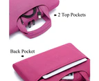 BRINCH Fabric Portable Waterproof 13.3 Inch Laptop Bag-Purple