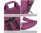 BRINCH 14.6 Inch Oxford Fabric Laptop Shoulder Bag-Purple