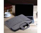 BRINCH Unisex 15.6 Inch Slim Laptop Bag-Black
