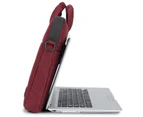 BRINCH Unisex 14.6 Inch Slim Laptop Bag-Red