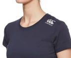 Canterbury Women's CCC Small Logo Tee / T-Shirt / Tshirt - Navy