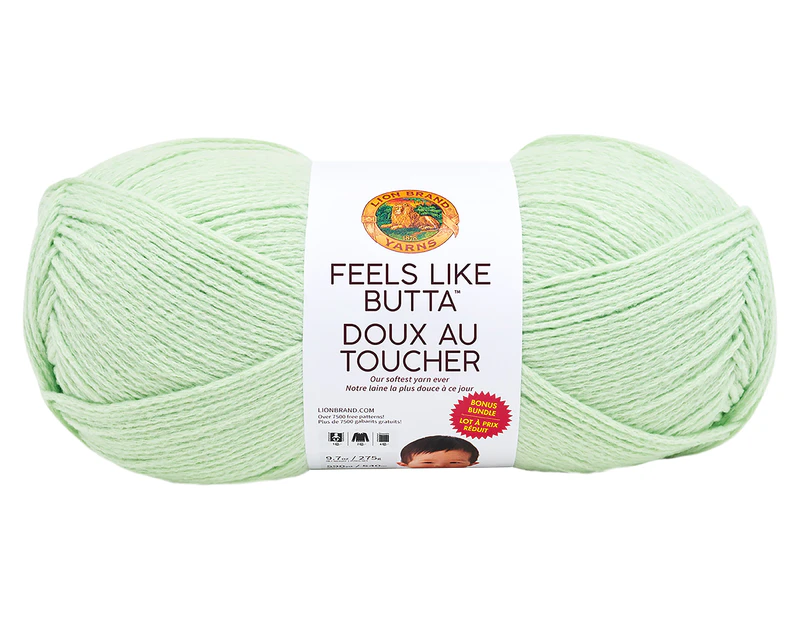 Lion Brand Feels Like Butta Bonus Bundle Yarn-Mint