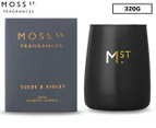 Moss St. Suede & Violet Large Candle 320g