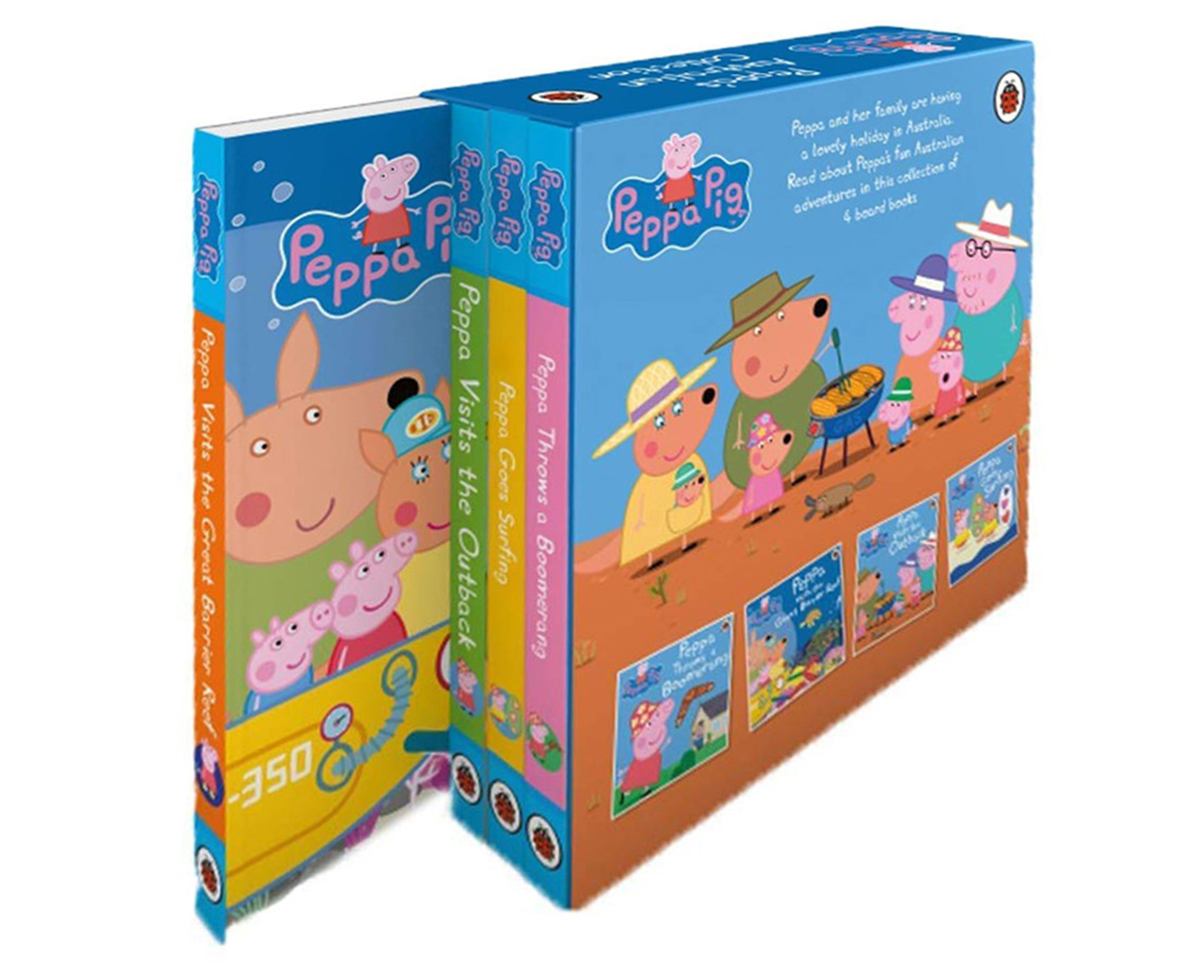 Peppa Pig: Peppa's Australian Collection Hardcover 4-Book Set | Catch.co.nz