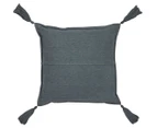 Amalfi 45x45cm Sonoma Corner Tassel Cushion - Blue