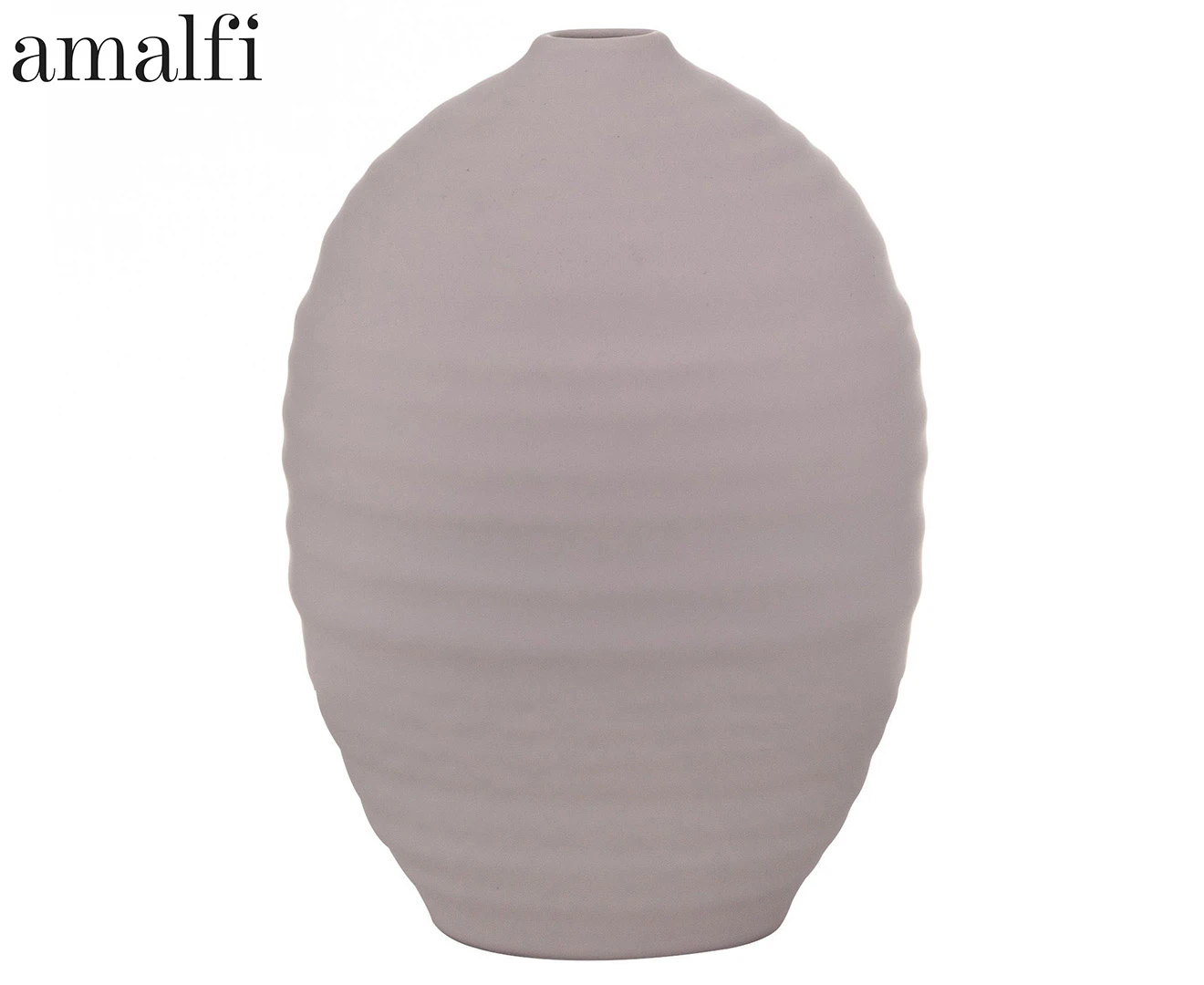 Amalfi 17x30cm Saffi Ceramic Decorative Vase Lounge/Bedroom Home Decor Blush