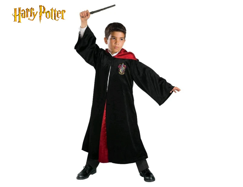 Harry Potter Kids' Deluxe Robe - Black/Red
