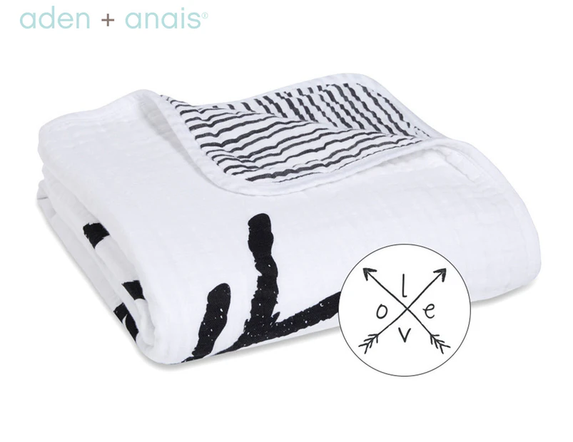 Aden + Anais 120x120cm Classic Dream Baby Blanket - Lovestruck