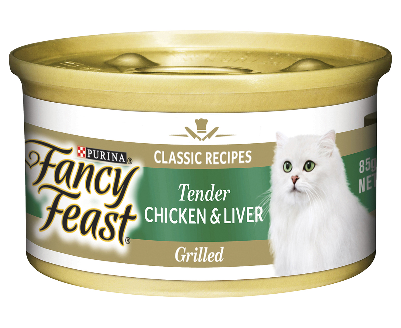 24 x Purina Fancy Feast Classic Recipes Cat Food Tender Grilled Chicken