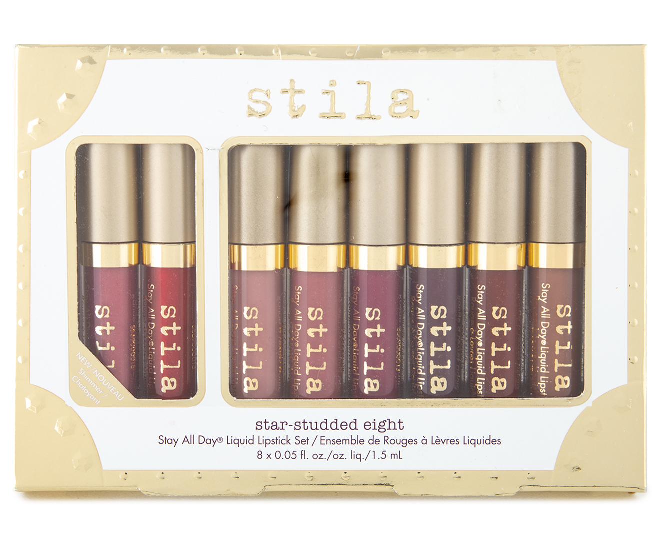 Stila Star-Studded Eight Stay All Day Liquid Lipstick Set ...