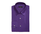 Alfani Men's Dress Shirts - Button-Down Shirt - Bright Plum