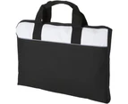 Bullet Tampa Conference Bag (Pack Of 2) (Solid Black/White) - PF2373