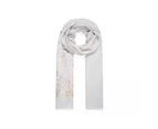 Intrigue Womens/Ladies Heart Sequin Scarf (Grey) - JW443