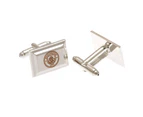 Manchester City FC Silver Plated Cufflinks (Silver) - TA2526