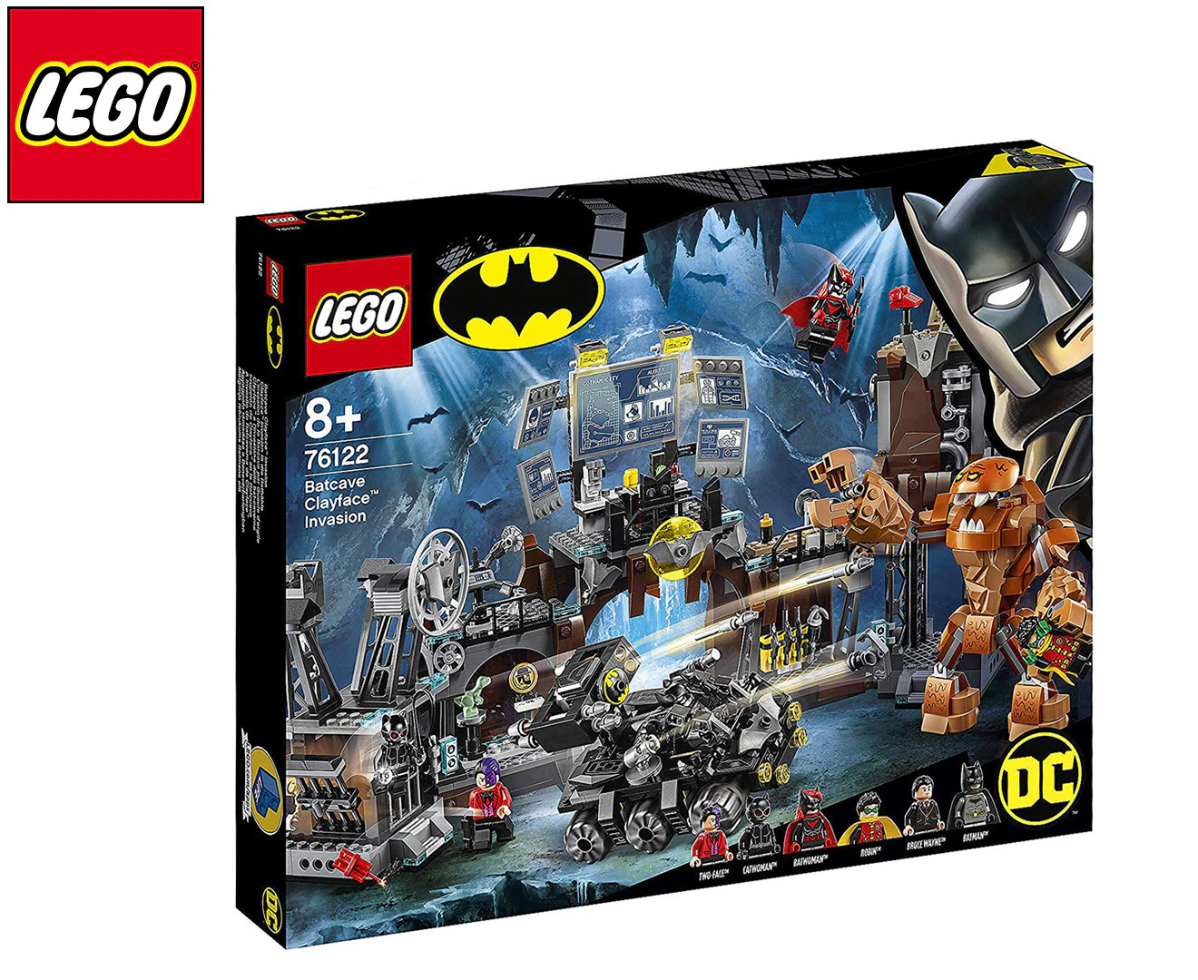 LEGO® DC Batman Super Heroes Batcave Clayface Invasion Building Set - 76122