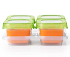 OXO Tot 4-Piece Baby Blocks Freezer Storage Container Set - Green