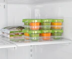 OXO Tot 6-Piece Baby Blocks Freezer Storage Container Set - Green